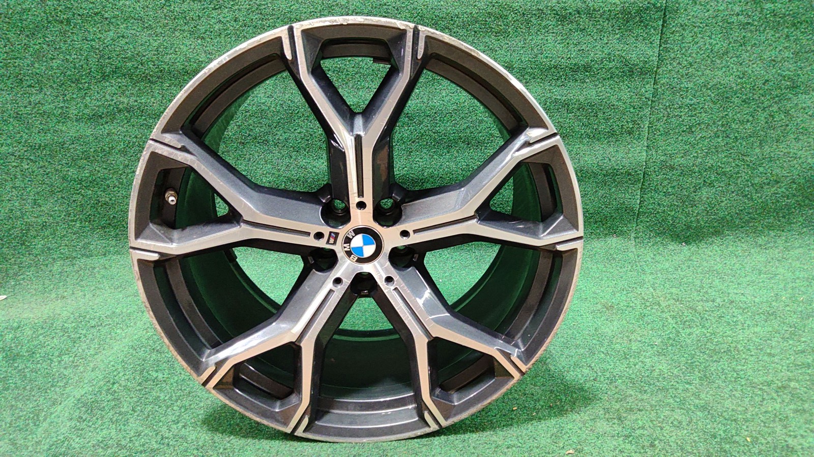 2019 Bmw X5 Wheel 21x10-1/2 5 Spoke Y Design oem 36115a2a380