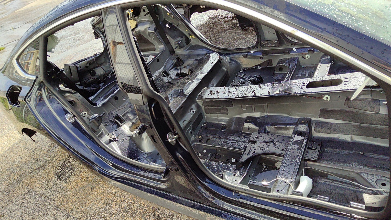 2018-2025 Audi A5 Right Center B-Pillar Moonlight Blue W1w1 Oem 8w8810074a