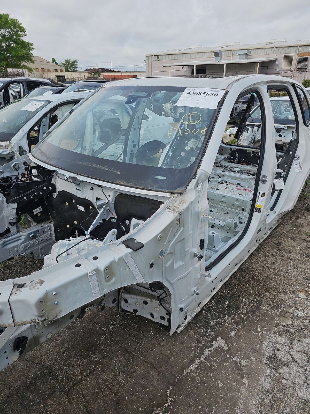2019-2025 Bmw X5 A Pillar Body Frame Left White/a96 Oem 41007955059