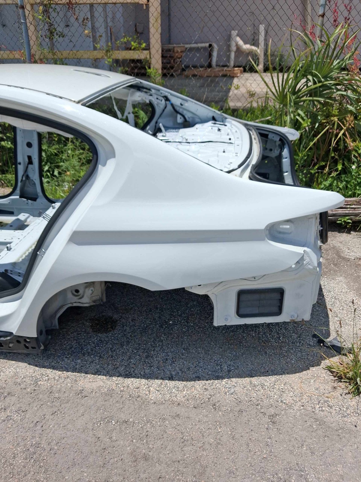 2017-2023 BMW 530i Left Quarter Panel Rear Side Alpine White 300 OEM 41007437519