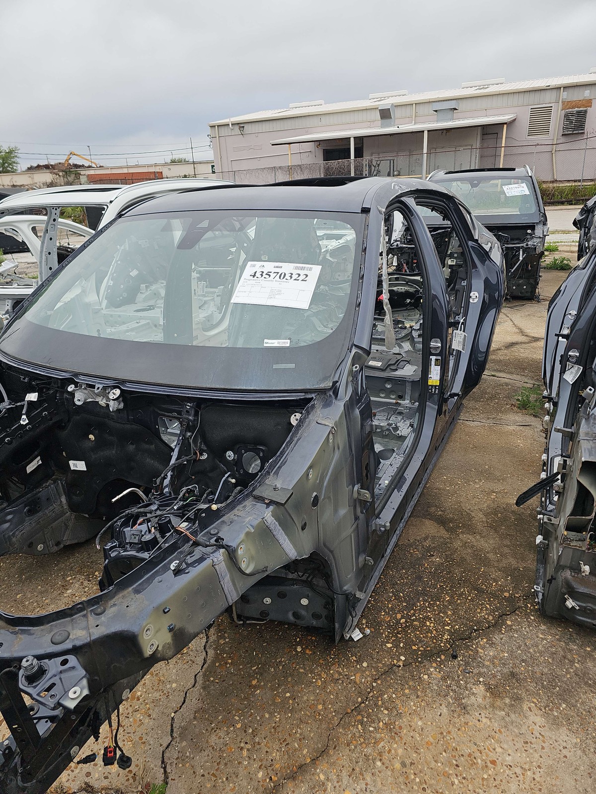 2020-2023 Bmw X6 A Pillar Body Frame Left Arctic Gray C27 Oem 41007955081