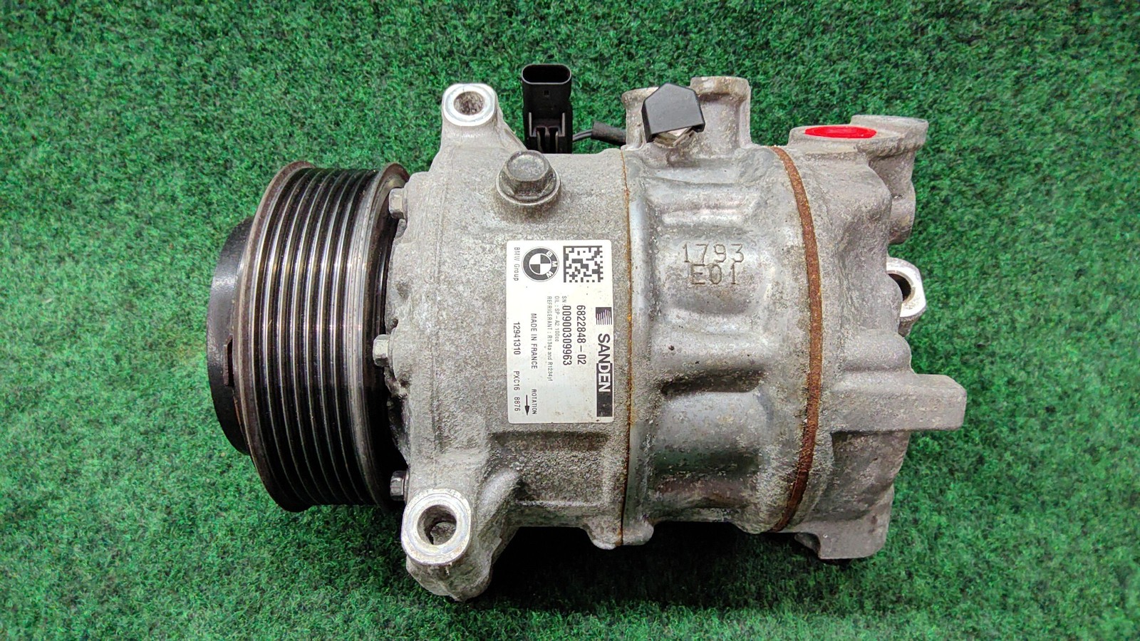 2020-2023 Bmw X6 M50i G06 Awd A/c Air Compressor Oem 64525a58a52