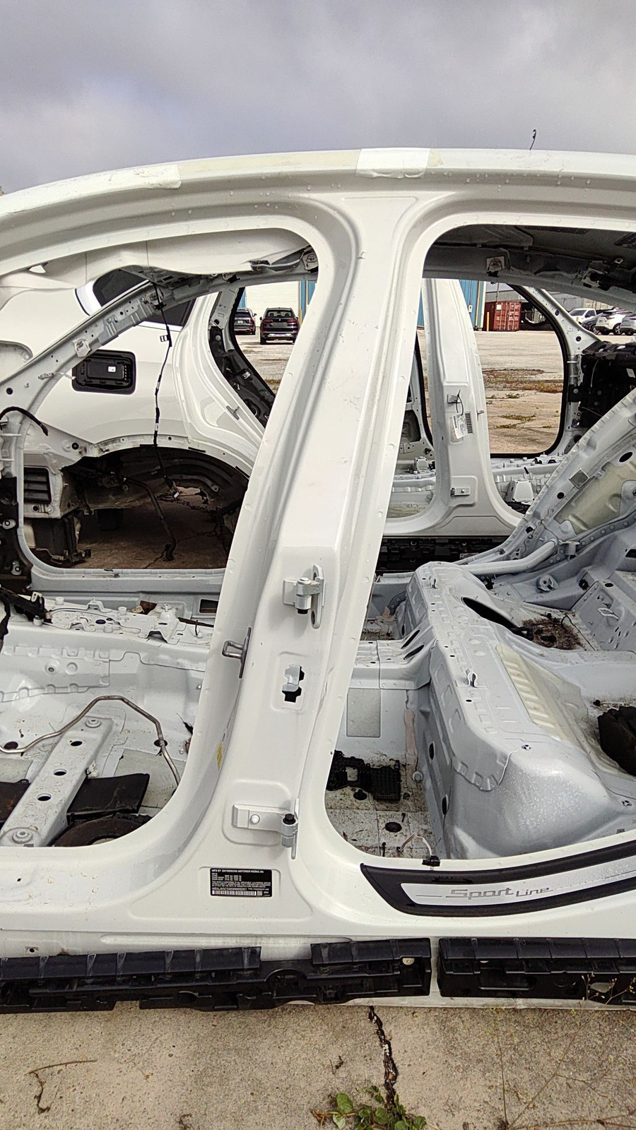 2017-2023 BMW 530i Left Center Pillar Alpine White/300 OEM 41007437593