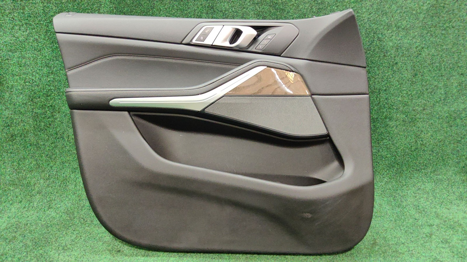 2019-2022 Bmw X5 Front Left Door Trim Panel Vernasca Black Brown Oem 51419473895