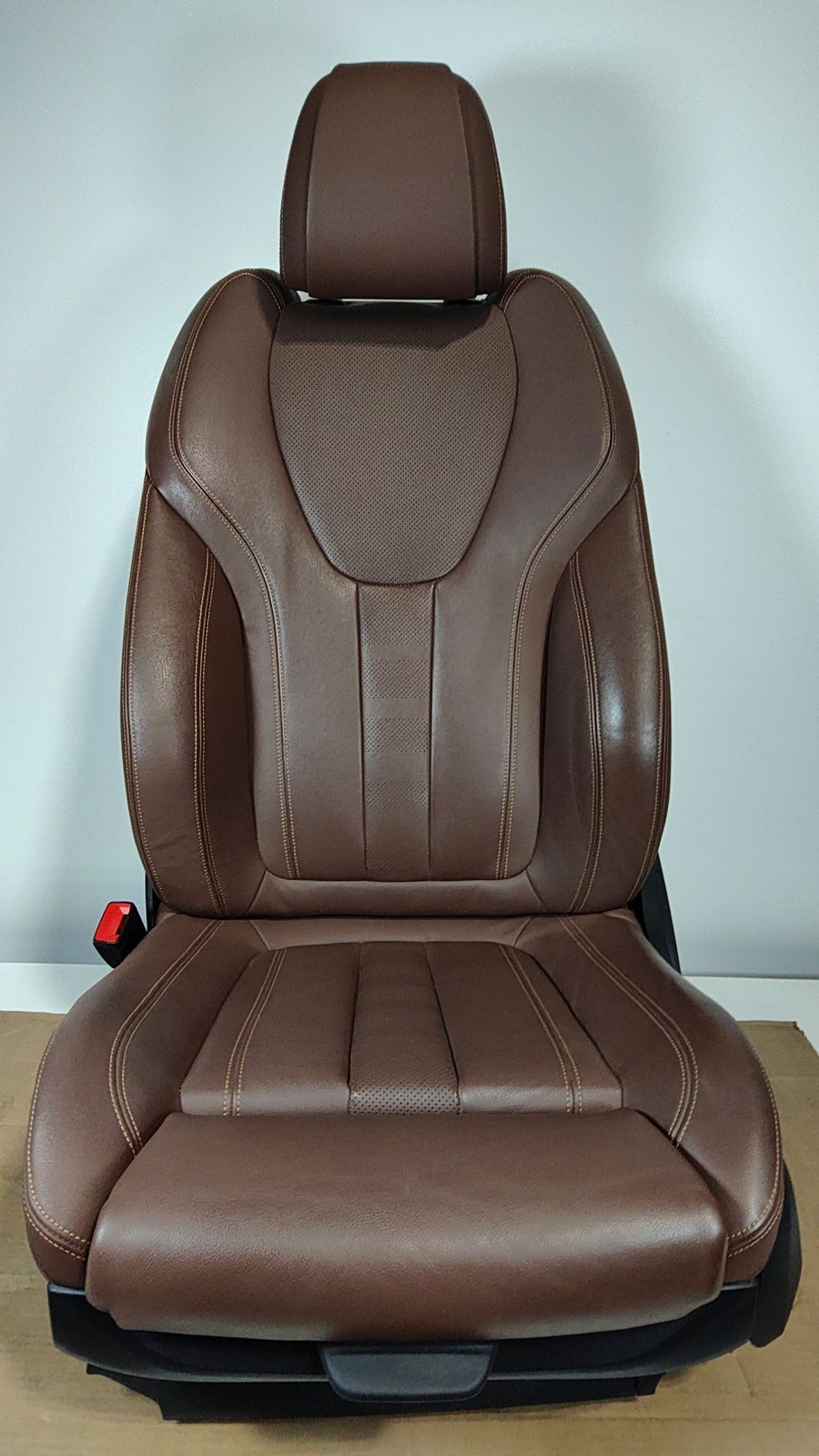 2019-2025 BMW X5 Front Left Passenger Seat Leather COFFEE/MCHF OEM 52107410469