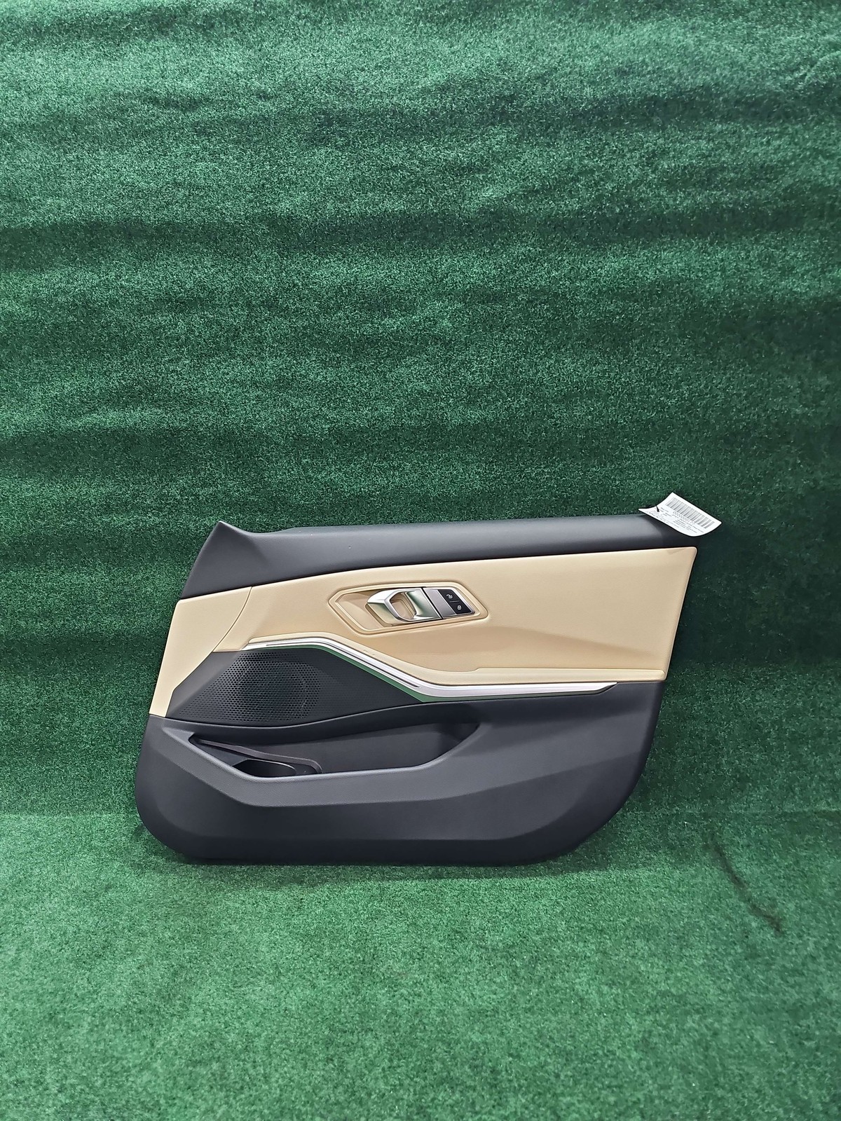 2019-2025 BMW 330I Front Door Trim Panel Right  Sensatec Beige OEM 51415A0F3C2