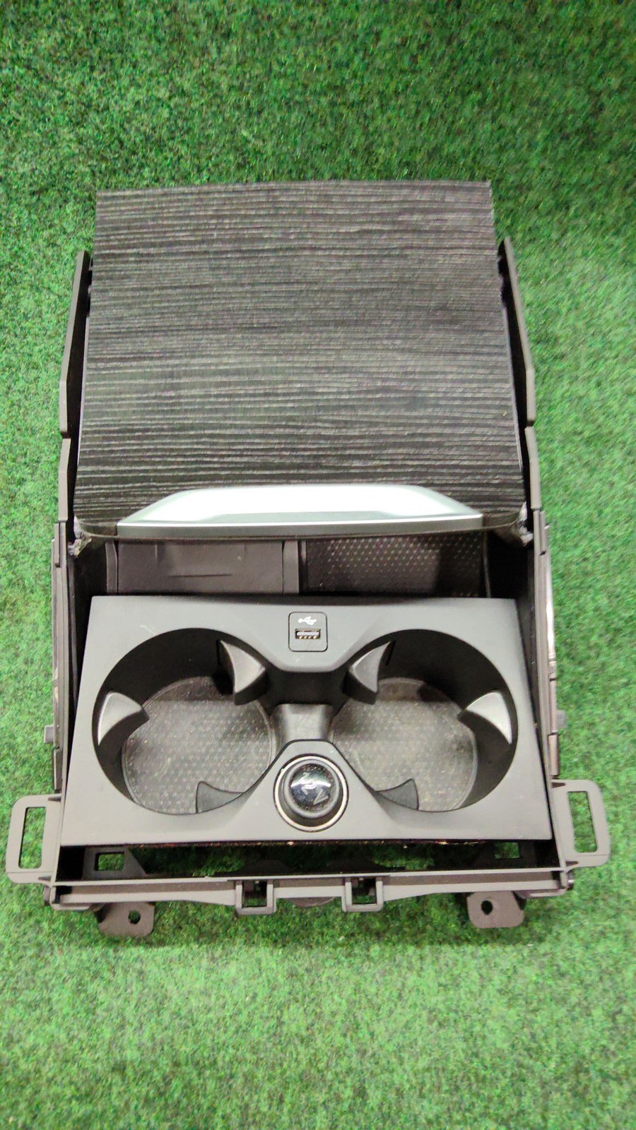 2024-2025 Bmw X5 Front Center Console Cup Holder W/wood Cover Oem 51165a34fe9