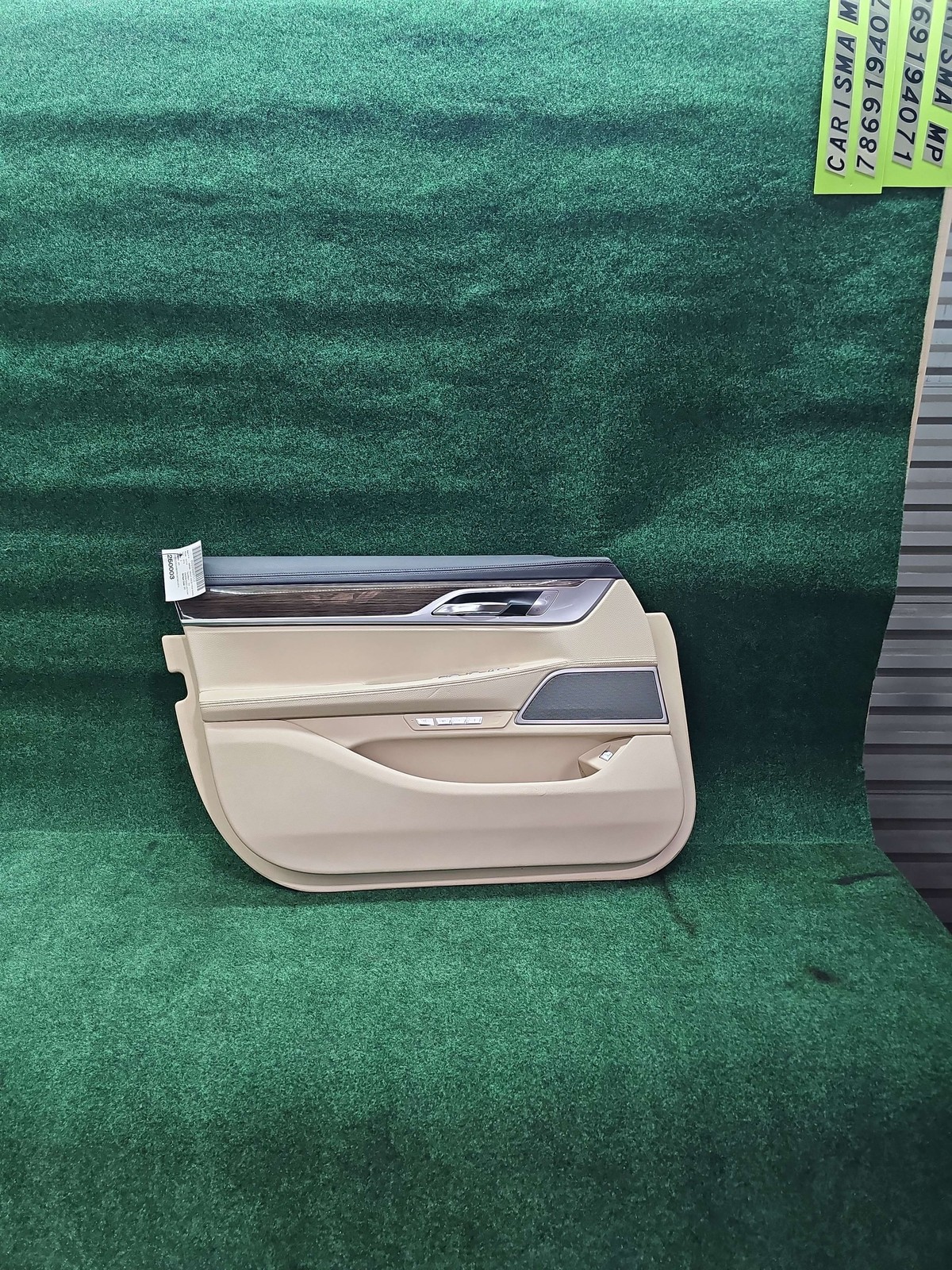 2016-2022 BMW 740I Front Left Door Trim Panel Beige OEM Left 51417448468