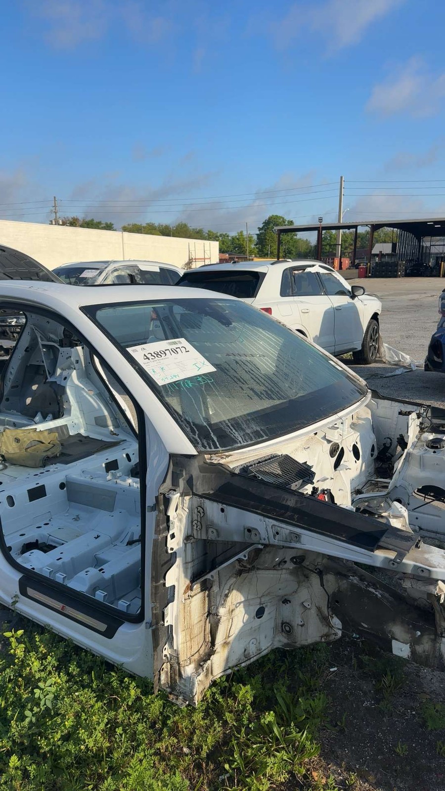 2018-2020 Audi Sq5 Right A Pillar Body Frame Ibis White T9t9 Oem 80a809202