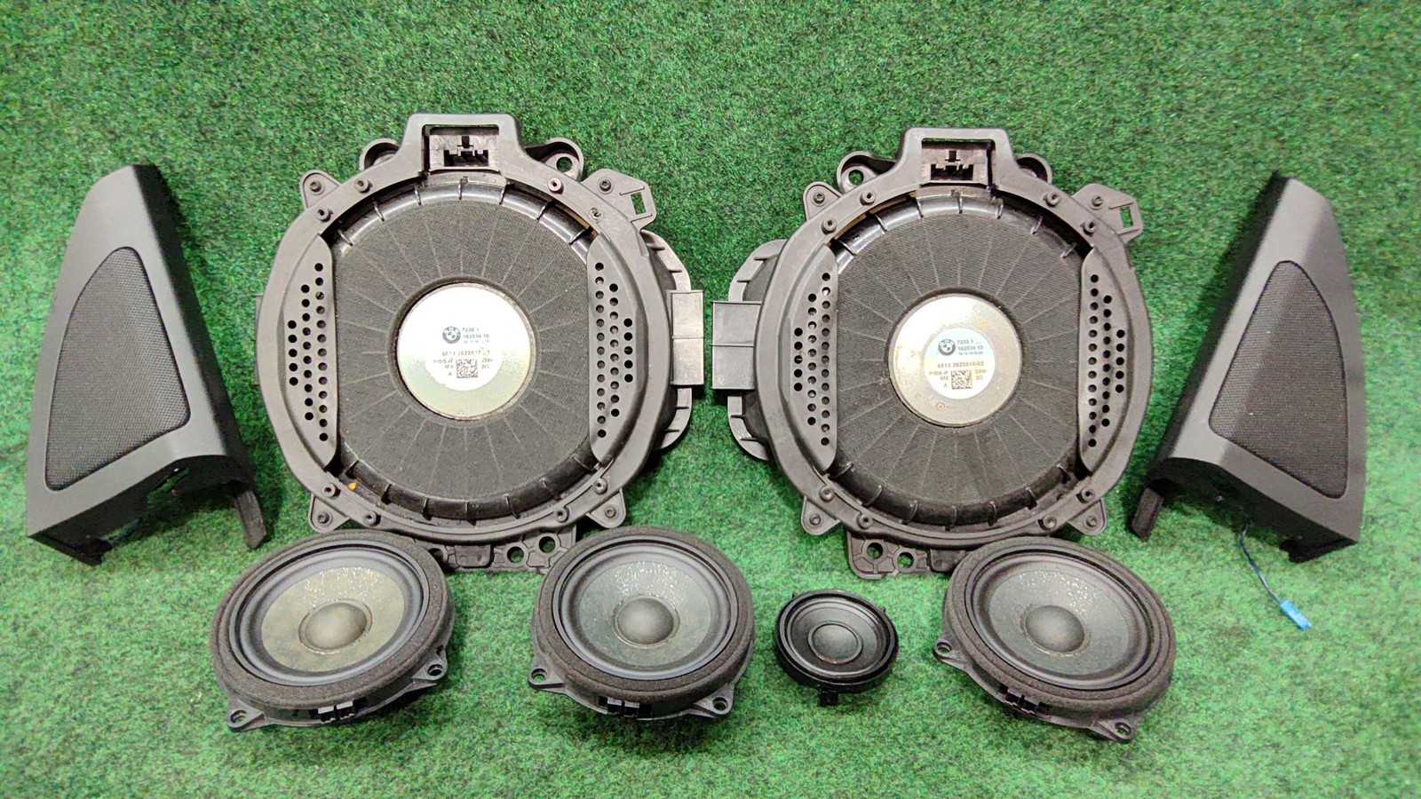 2019-2025 BMW X5 FRONT REAR SPEAKER SET OEM 65132622515 51339460499 65136809630