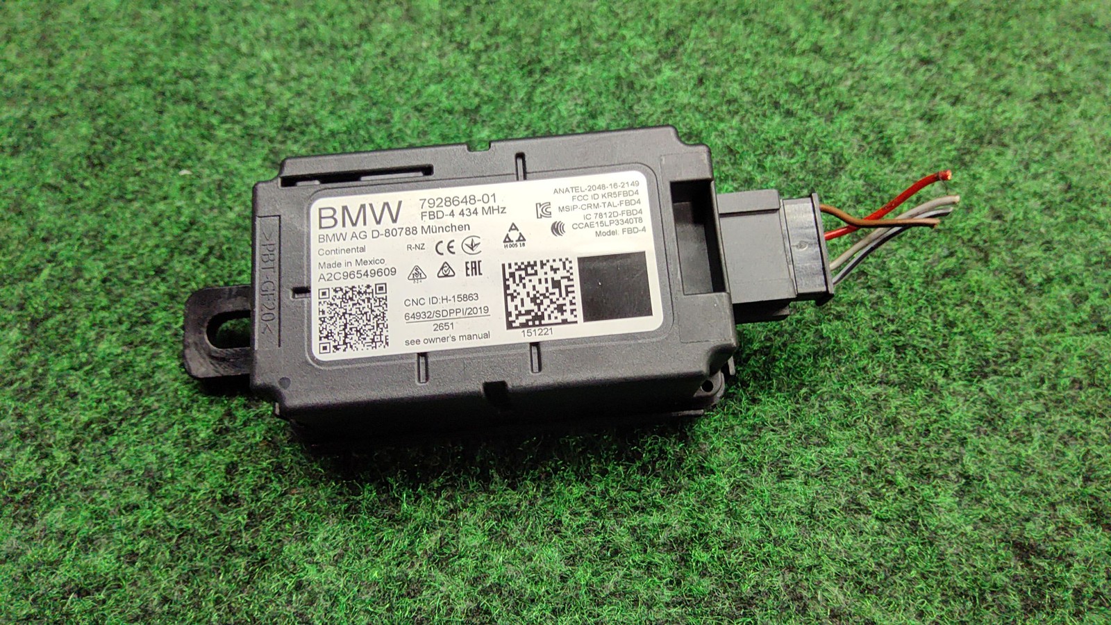 2018-2024 Bmw X3 Radio Remote Control Receiver Oem 61357928690 / 61357928648