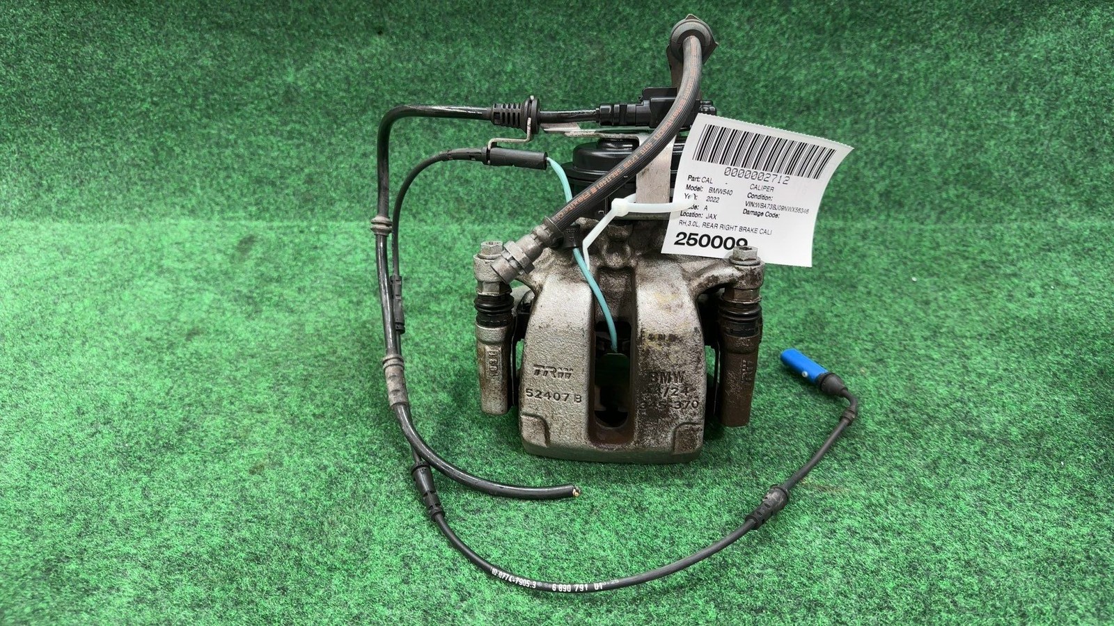 2017-2023 BMW 540I Rear Right Caliper 34216870576