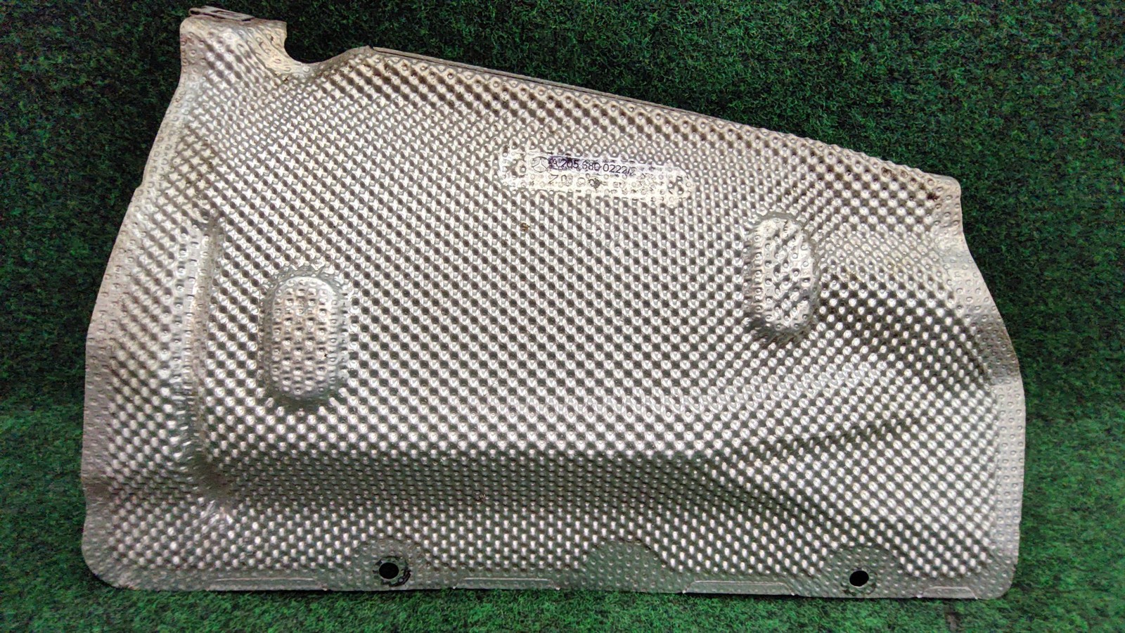 2015-18 Mercedes Benz C300 Rear Right Outer Muffler Heat Shield OEM A2056800222
