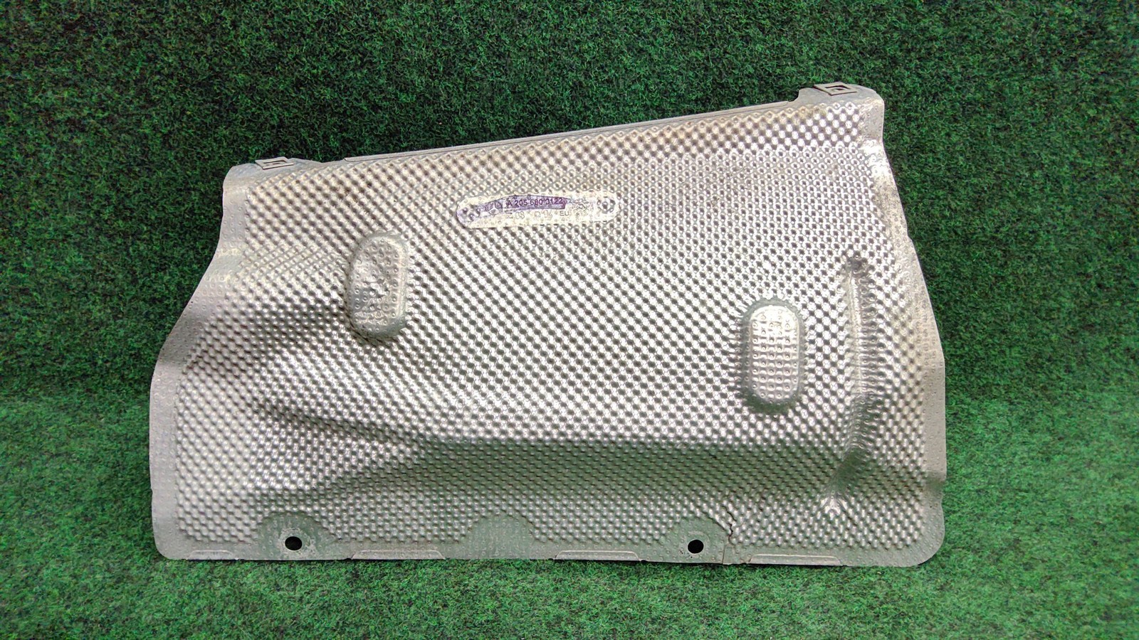 2015-2018 Mercedes Benz C300 Rear Left Outer Muffler Heat Shield OEM A2056800122