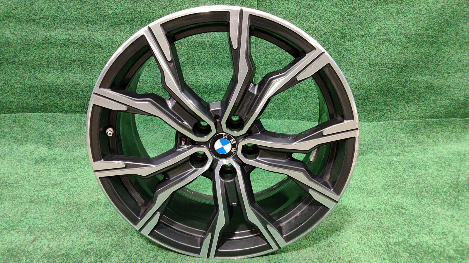 2016-2022 Bmw X1 Disk Wheel Light Alloy Orbitgrey 19x8 5 Y Spoke Oem 36108092163