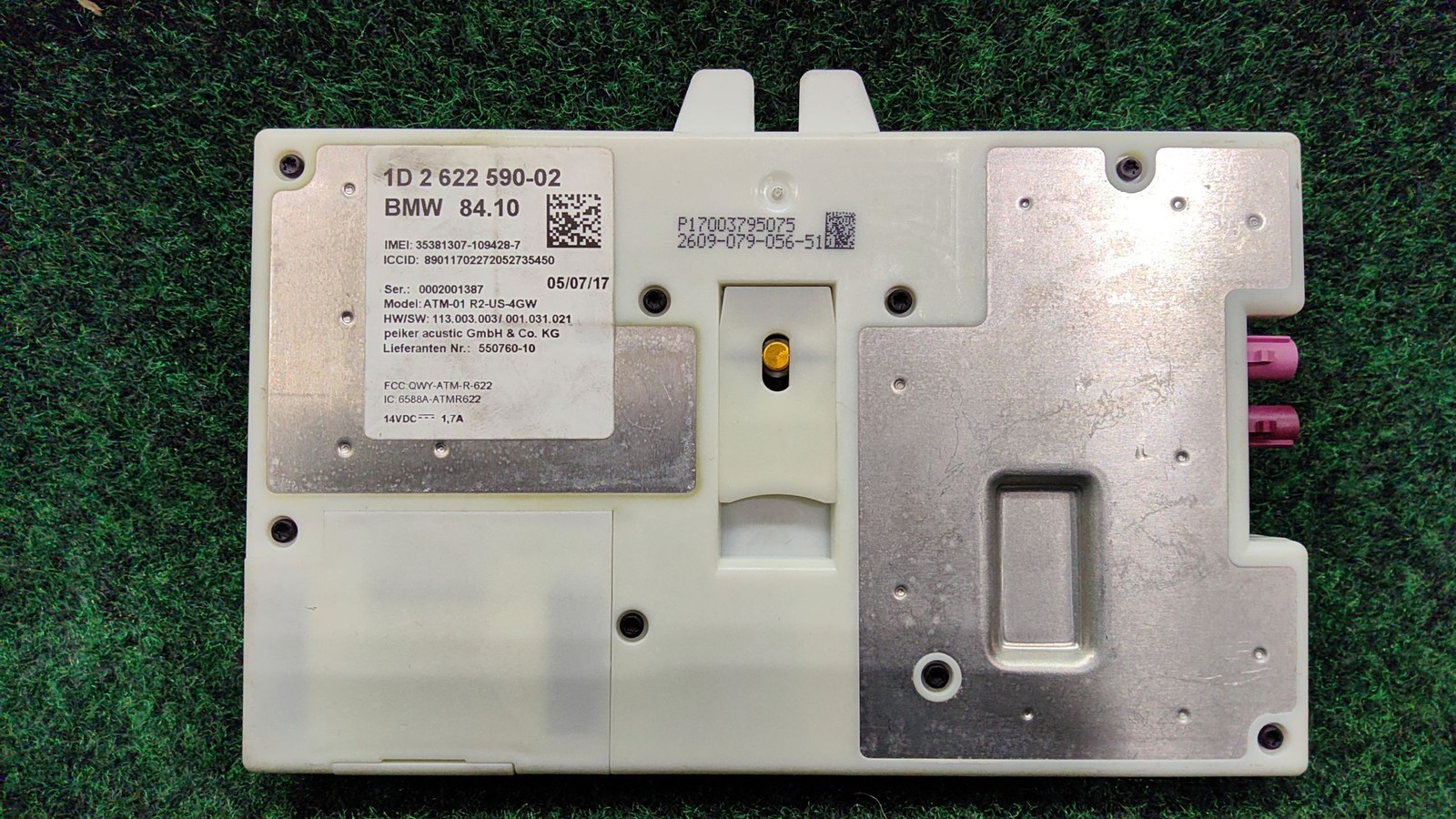 2017-2022 BMW 530i GPS Telematics Communication Control Module OEM 84109843936