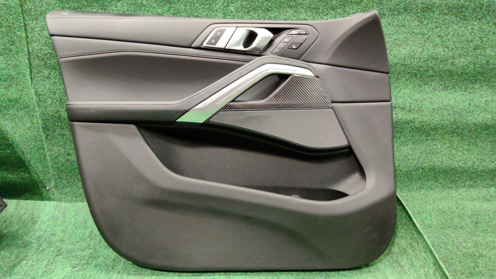 2020-2023 Bmw X6 Front Door Trim Panel Lh Leather Vernasca Black Oem 51419474017