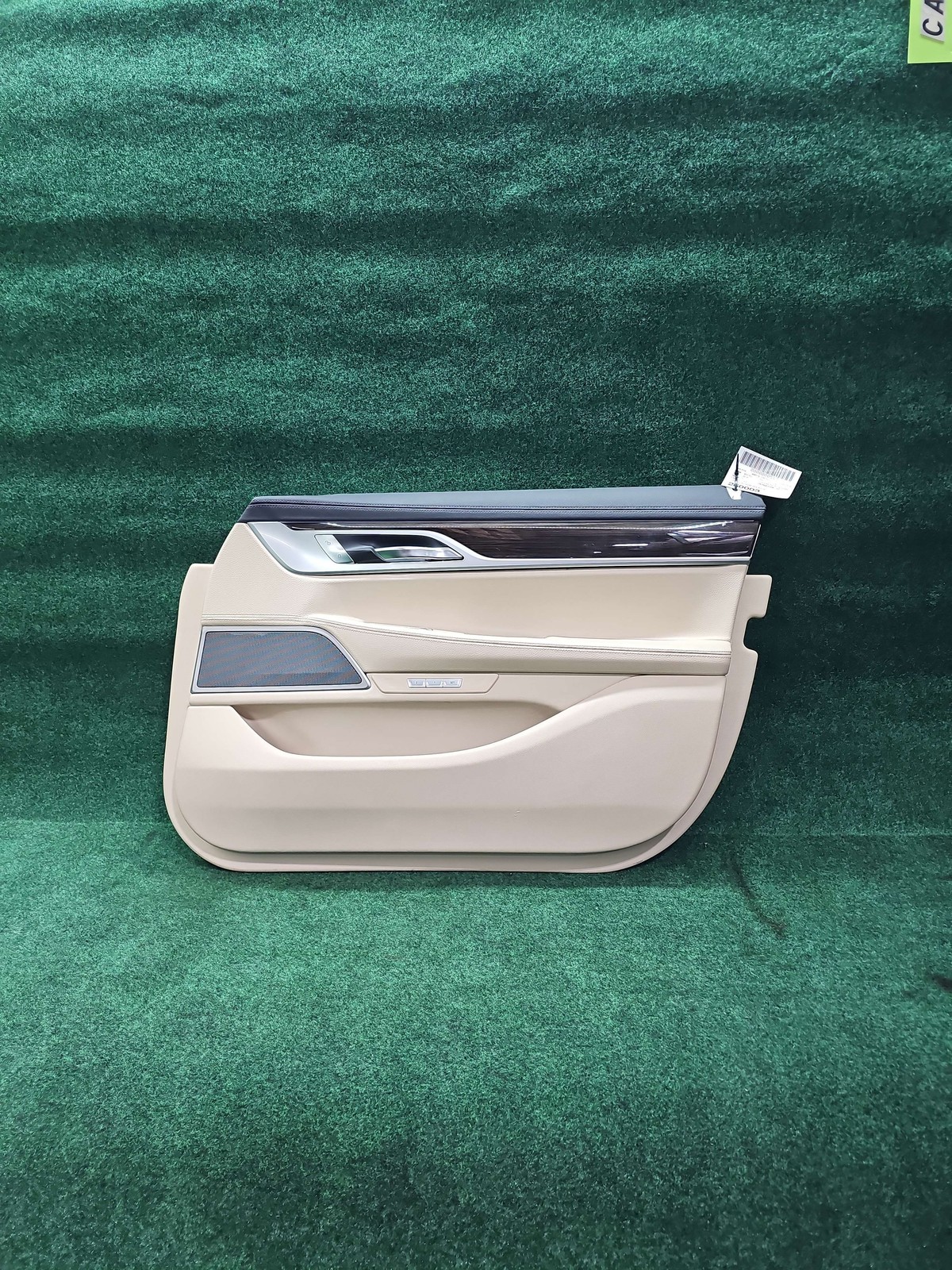 2016-2022 BMW 740I Front Right Door Trim Panel Beige OEM Left 51417448467