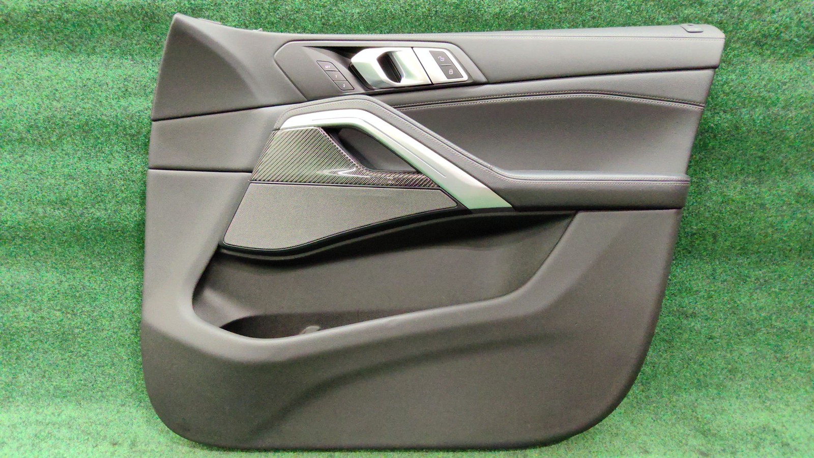 2020-2023 Bmw X6 Front Door Trim Panel Rh Leather Vernasca Black Oem 51419474018