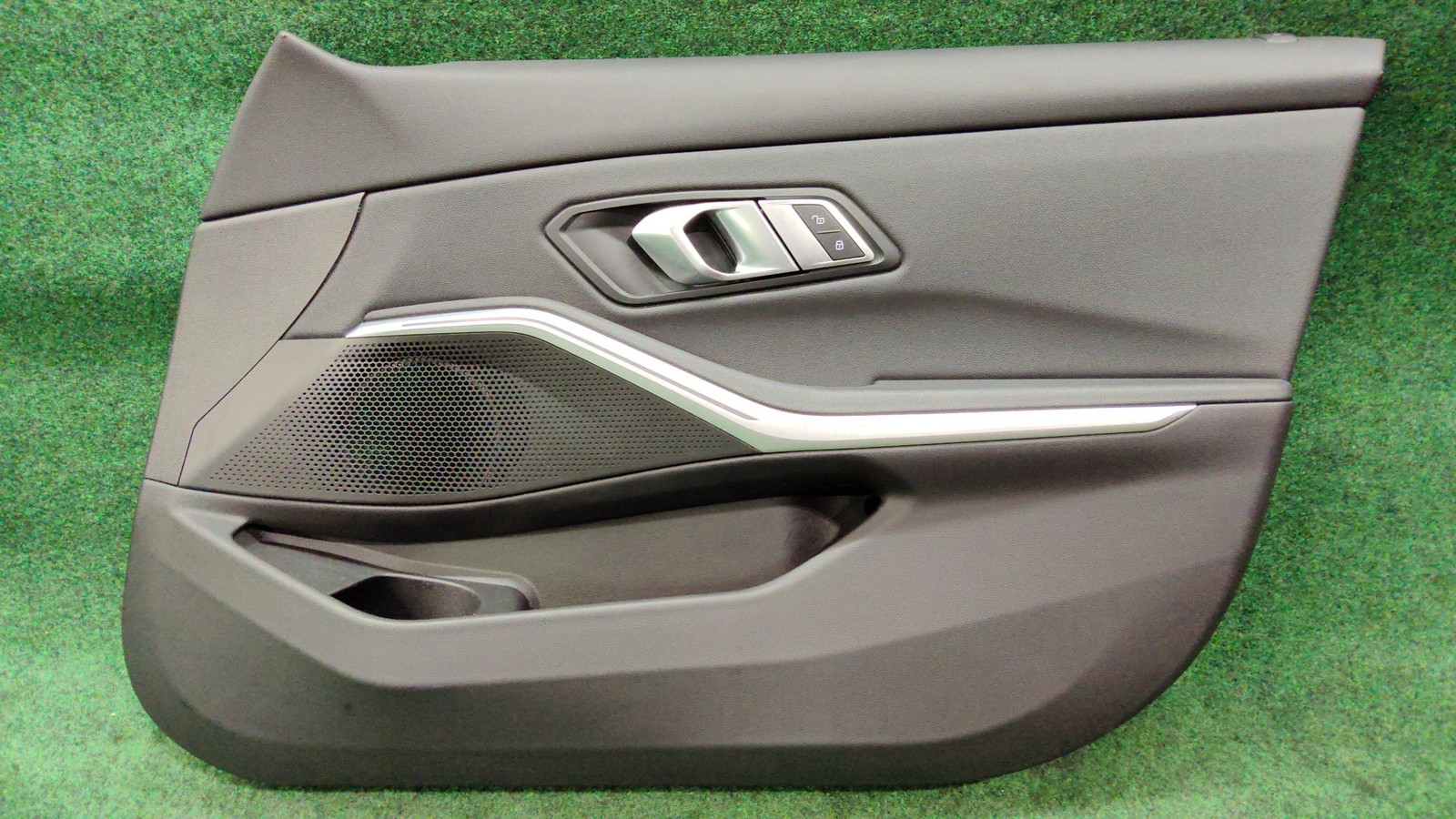 2019-2025 Bmw 330i Front Door Trim Right Panel Sensatec Black Oem 51415a0f3c8