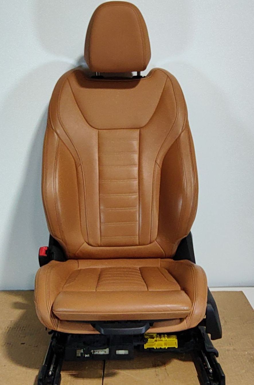 2018-2024 BMW X3 Front Left Driver Seat Leather Cognac OEM 52107414584