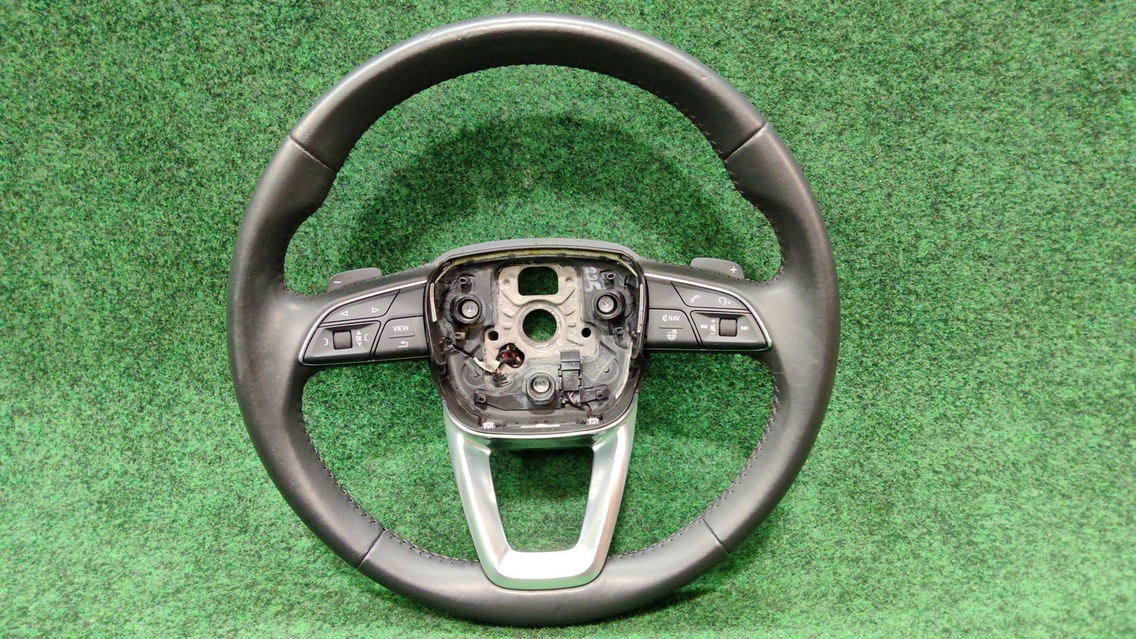 2017-2019 Audi Q7 Quattro Steering Wheel Leather 17k Mls Oem 4m0419091nmjm