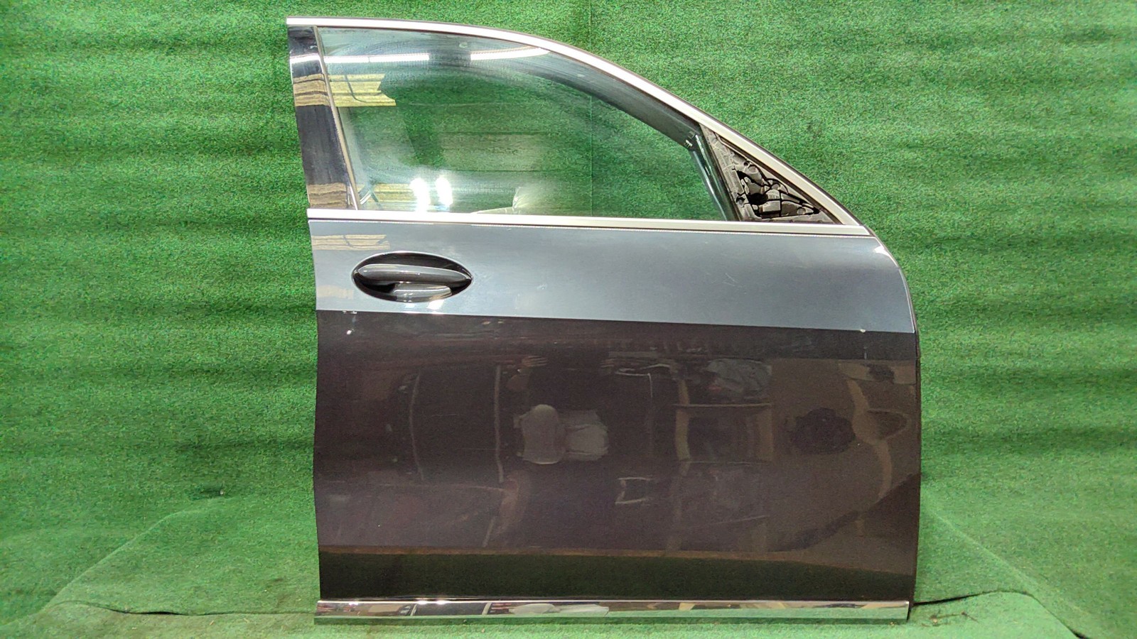 17-2022 Bmw X7 Door Shell With Glass Rh Acrilic Grey Metalli/c27 Oem 41518738556