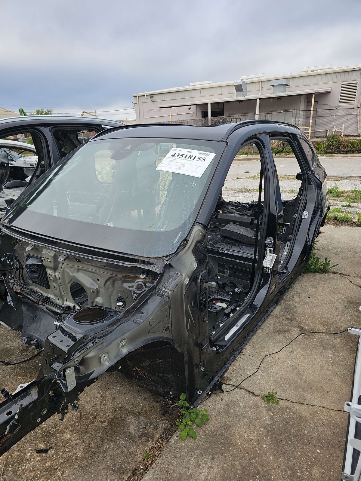 2016-2022 Bmw X1 A Pillar Body Frame Left Black Sapphire/475 Oem 41007436157