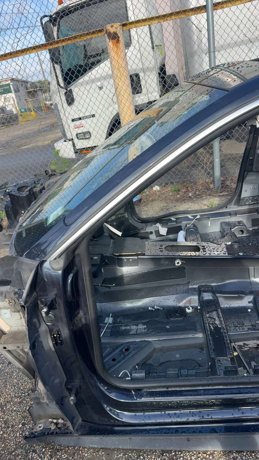 2018 Audi A5 Left A-pillar Body Moonlight Blue W1w1 Oem 8w8809201