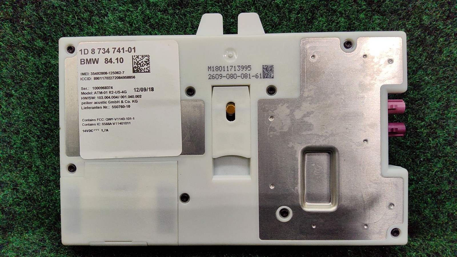 2018-2024 BMW X3 Communication Control Module OEM 84106836757 84109395903