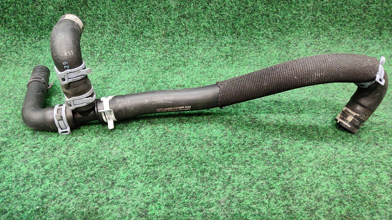 2016-2017 Audi Q7 Quattro Radiator Coolant Hose Oem 4m0819372br