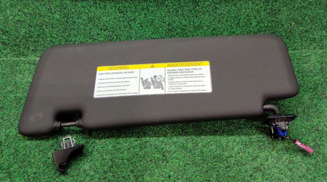 2019-2025 BMW X5 Right Front Windshield Sun Visor Black OEM 51165A2A0E8