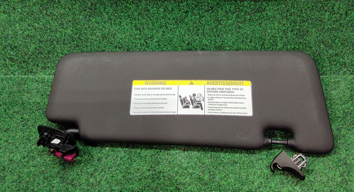 2019-2025 BMW X5 Left Front Windshield Sun Visor Black OEM 51165A2A0E7