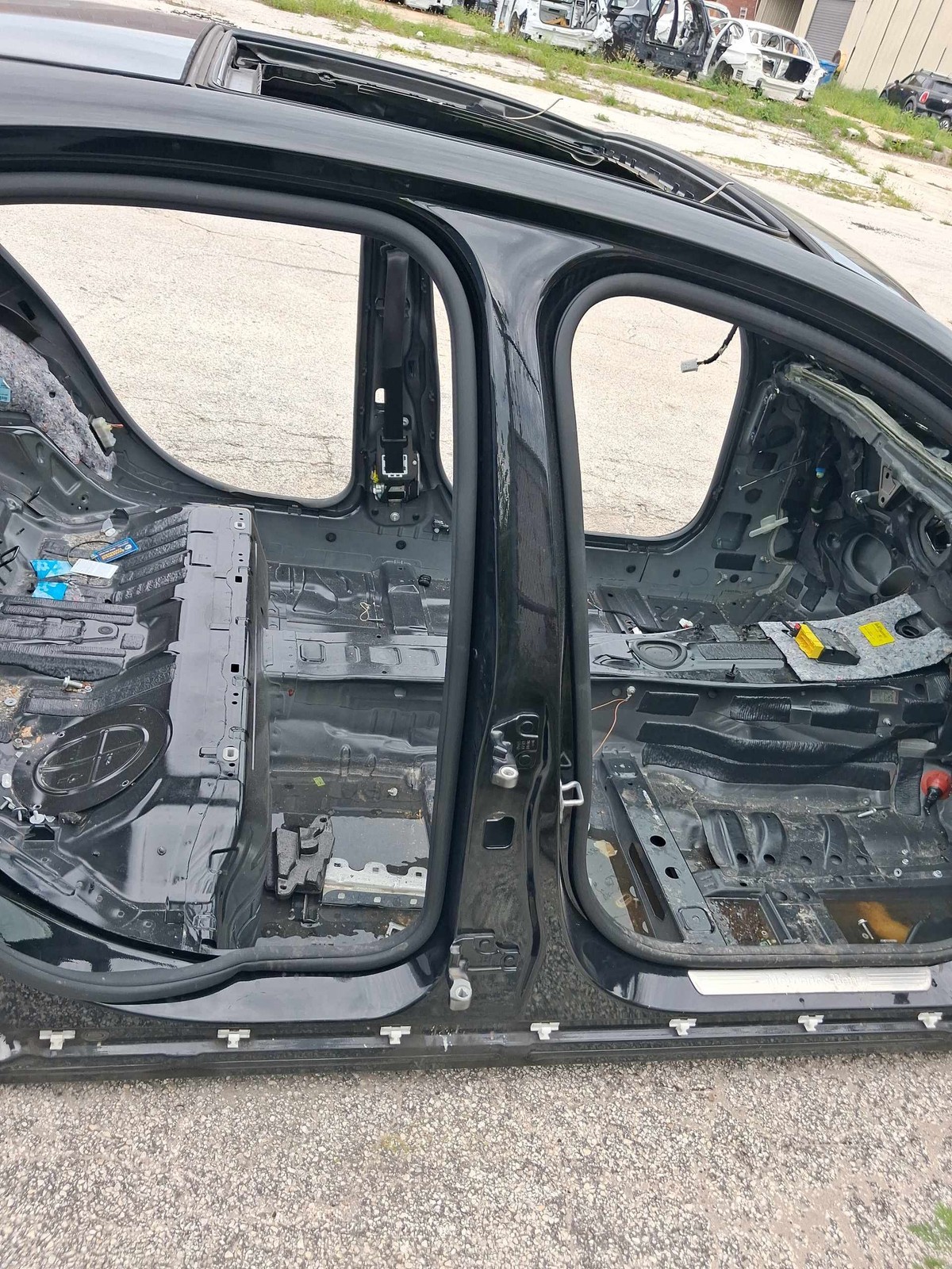 2015-2018 Mercedes Benz C300 Right Center B-Pillar Black OEM A2056303802