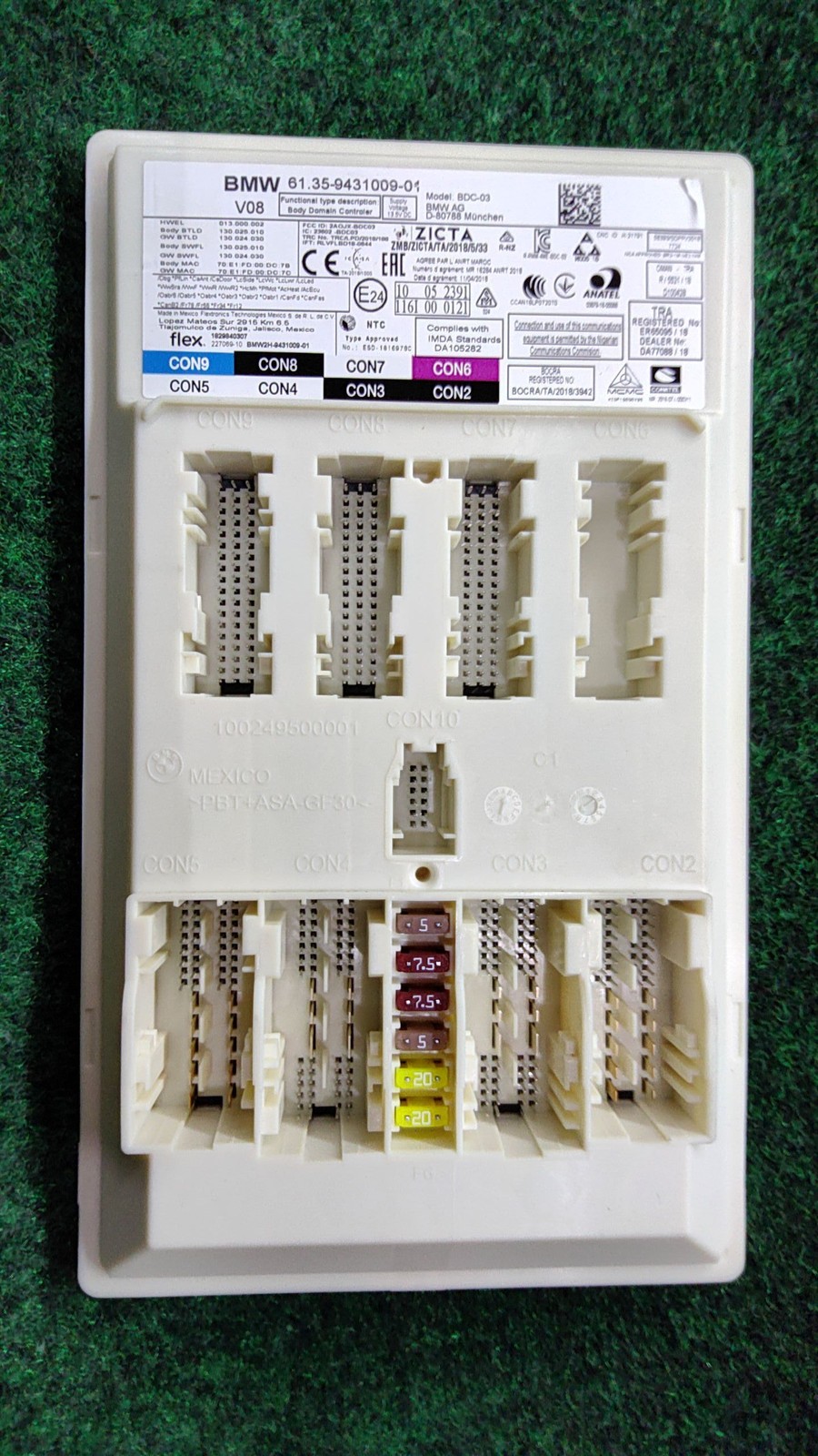 2017-2022 BMW X5 Body Control Module Junction Fuse Box OEM 61355a86b93