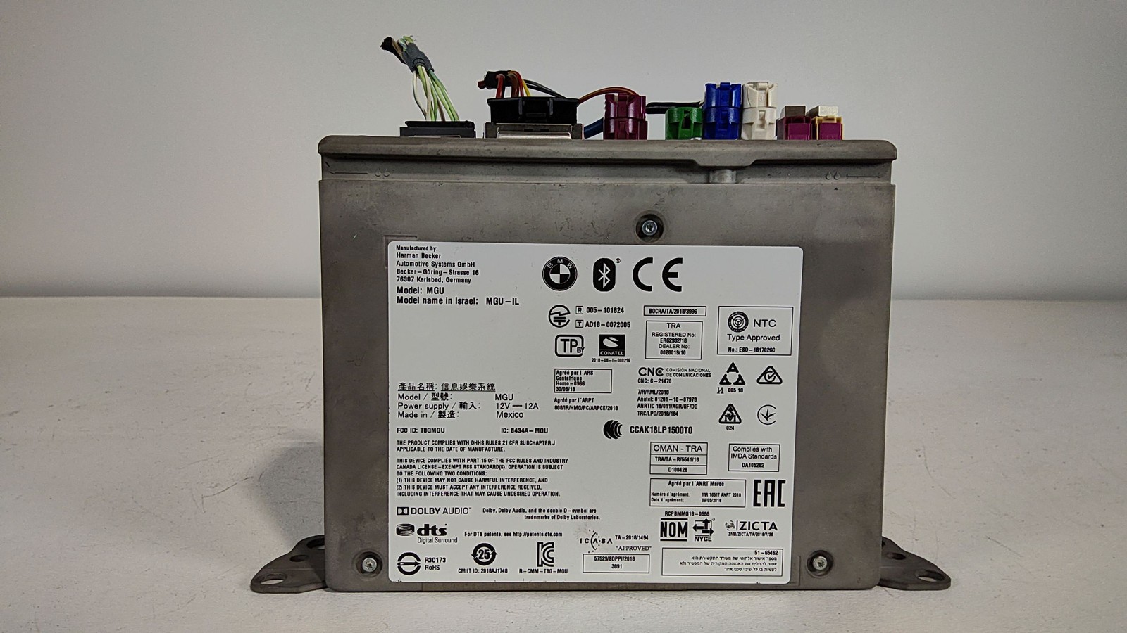 2018-2021 BMW X3 Radio Audio Receiver Control Module Unit OEM 65129394578