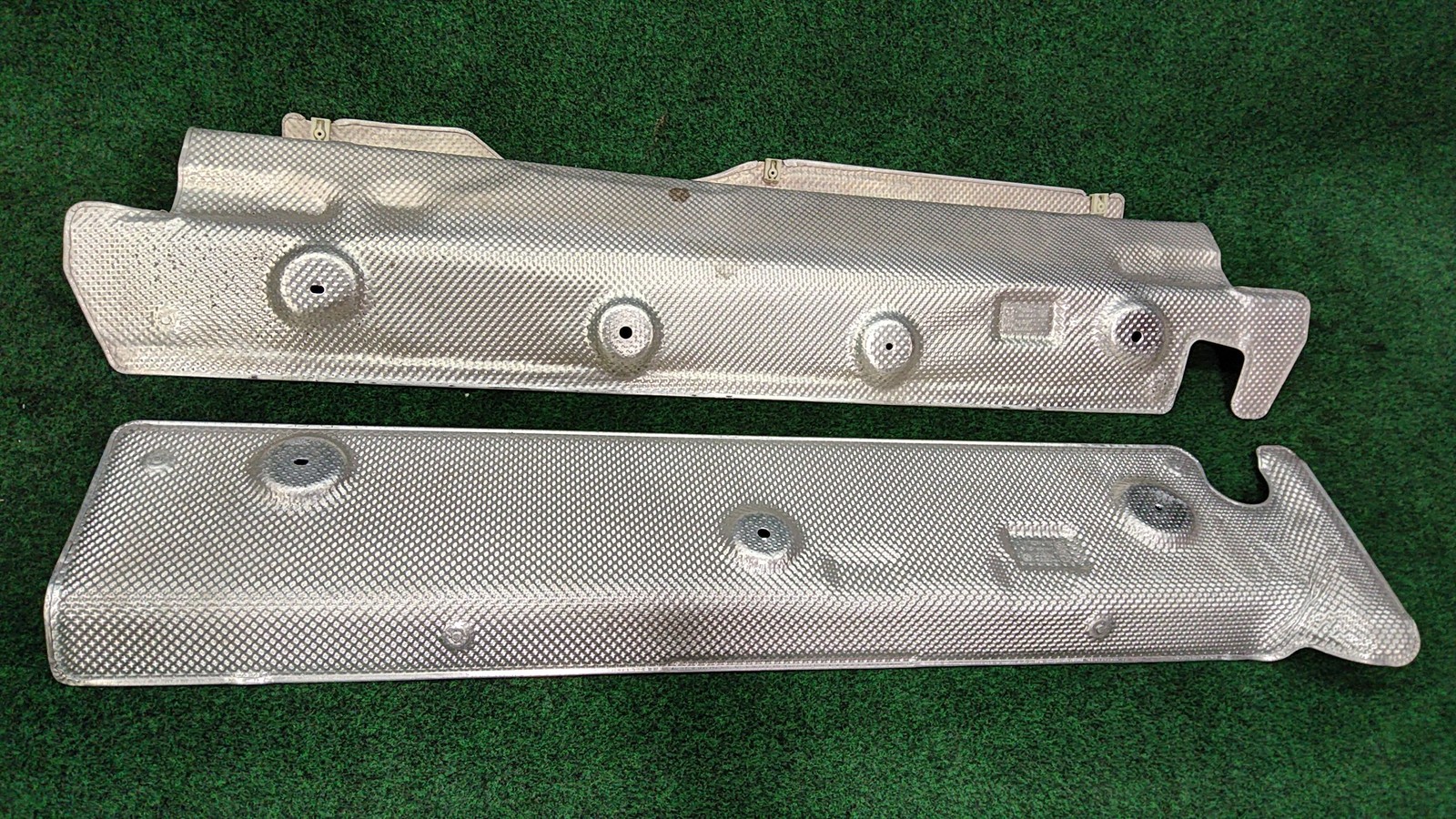2018-2025 BMW X5 Rear Muffler Heat Shield OEM 51487424934 51487424936