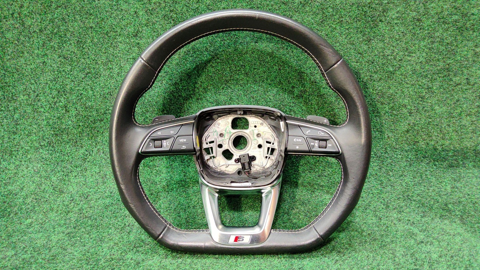 2018-2020 Audi SQ5 Steering Wheel Black Oem 80a419091af