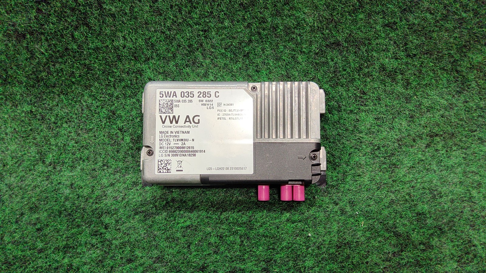 2019-2025 Audi Q3 Quattro Communication Control Unit Oem 5wa035285c