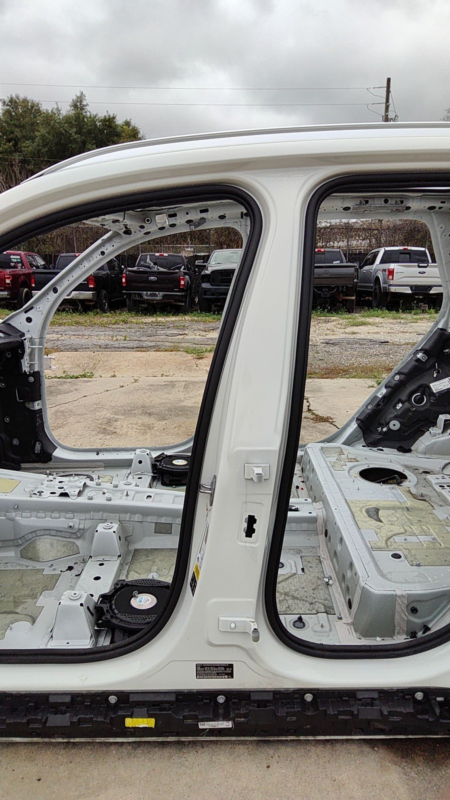 2019-2024 BMW X5 Reinforcement B-pillar Left Alpine White/300 OEM 41007955029