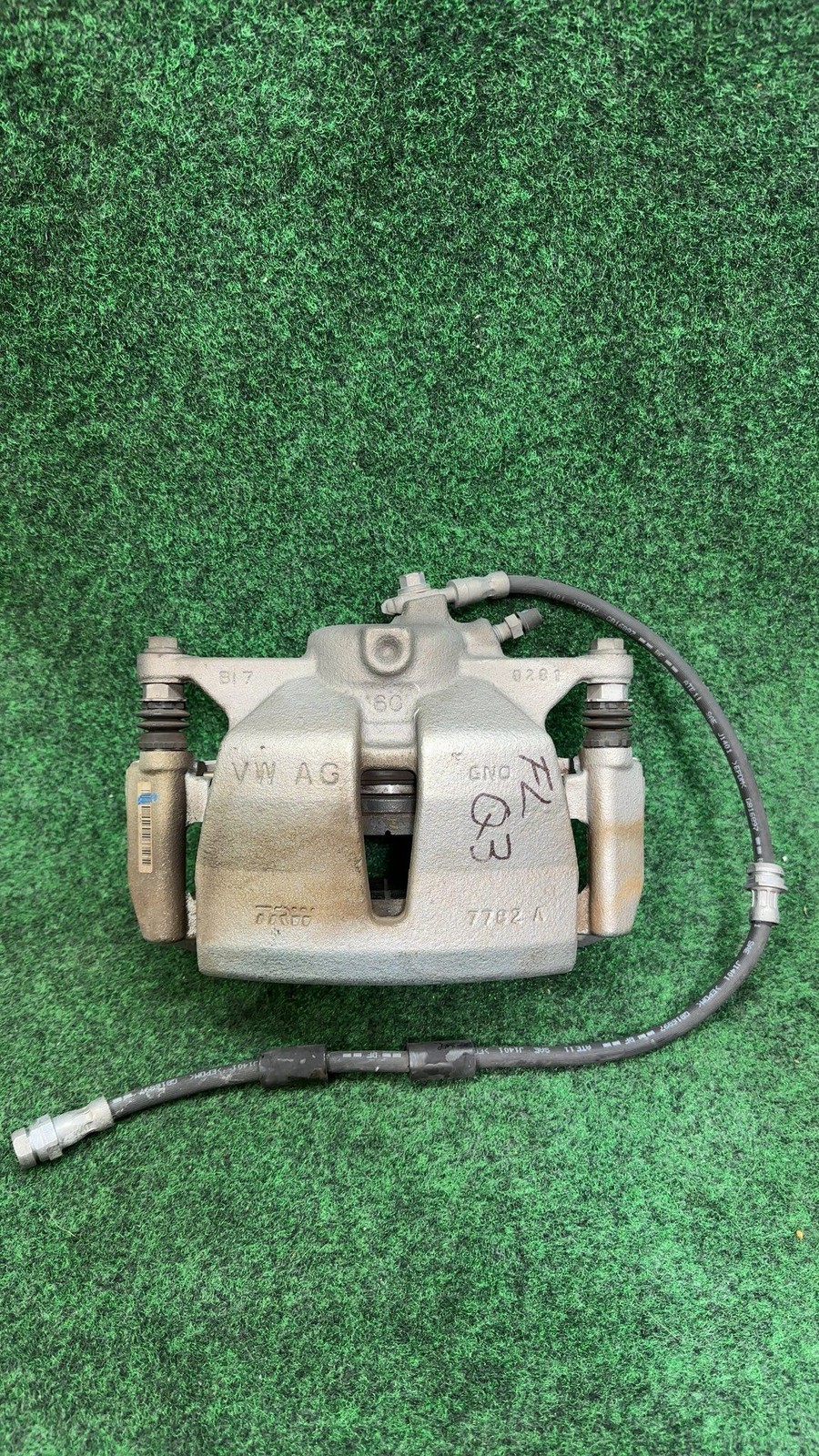 2019-2021 Audi Q3 Front Left Caliper Housing Oem 3c0615123