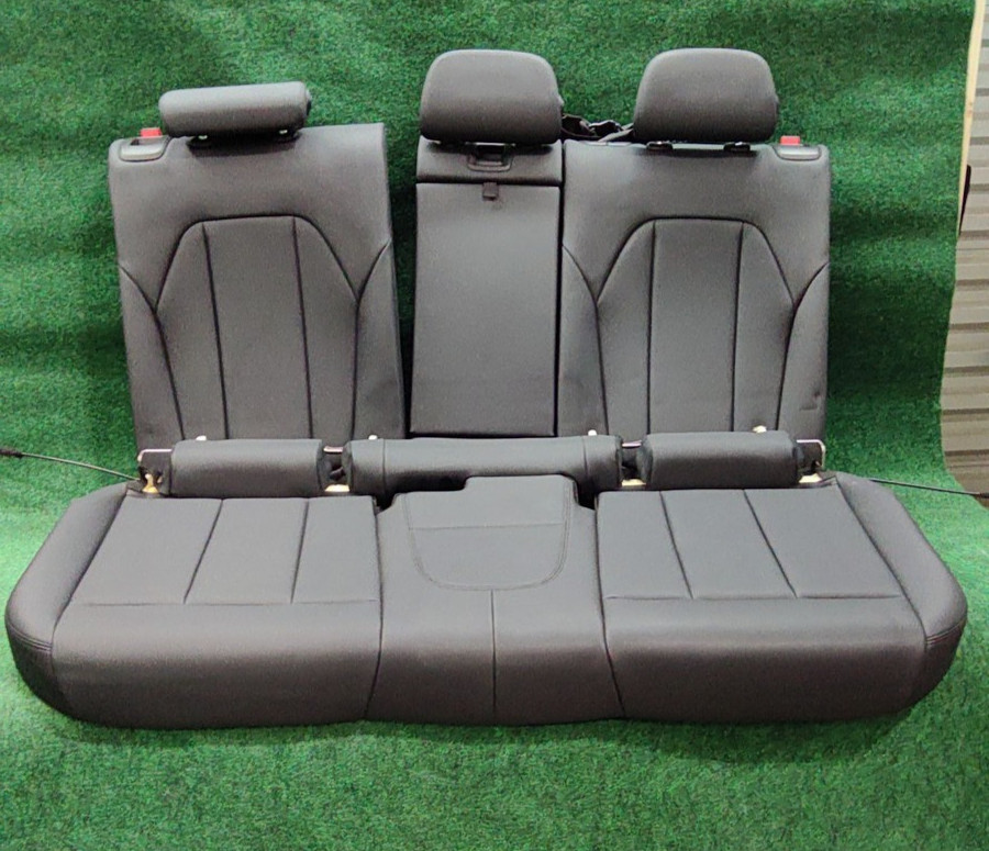 2018-2024 BMW X3 Rear  Upper & Lower Cushion Leather Color (BLACK/K8SW) OEM