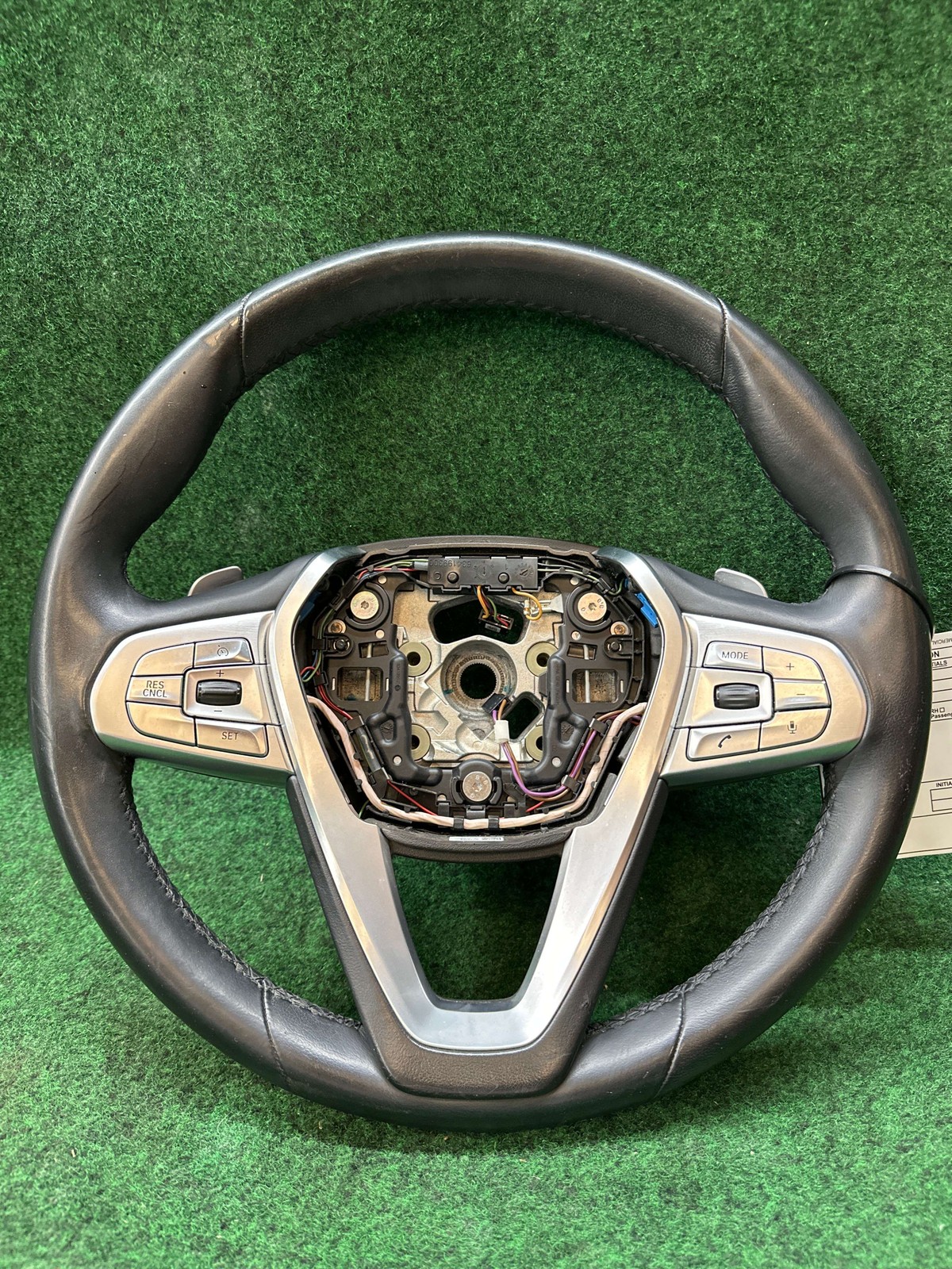 2016-2019 BMW 740i Steering Wheel Sport Leather Heated  OEM 32309867105