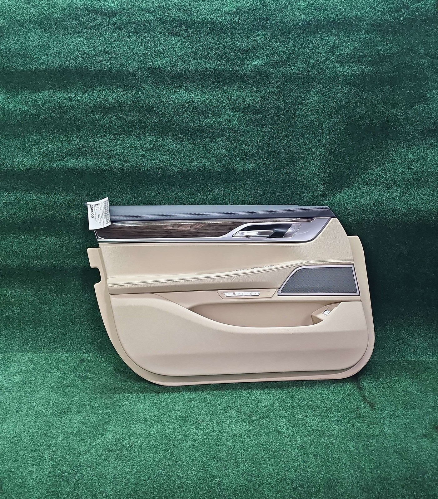2016-2022 BMW 740I Front Left Door Trim Panel Beige OEM Left 51417448467