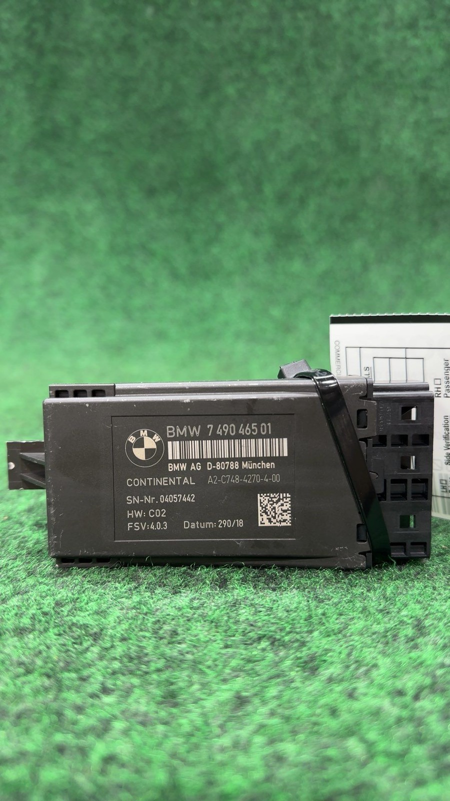 2020 Bmw X6 Heated Seat Control Module Oem 61357490465