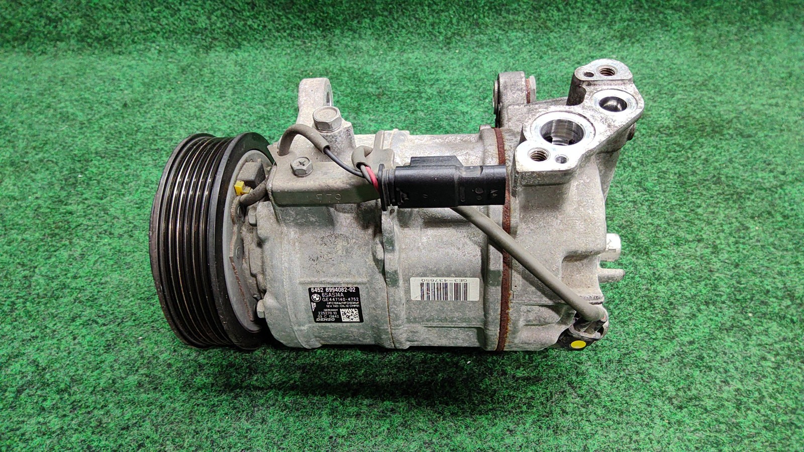 2019-2022 Bmw 330i A/c Compressor 76k Mls Oem 64526994082