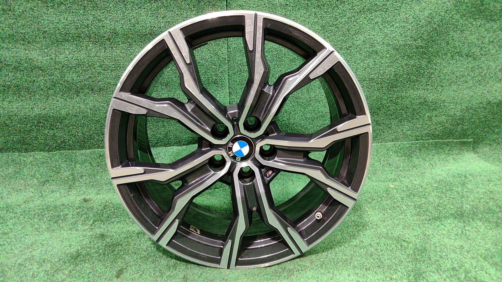 2016-2022 Bmw X1 Disk Wheel Light Alloy Orbitgrey 19x8 5 Y Spoke Oem 36108092163