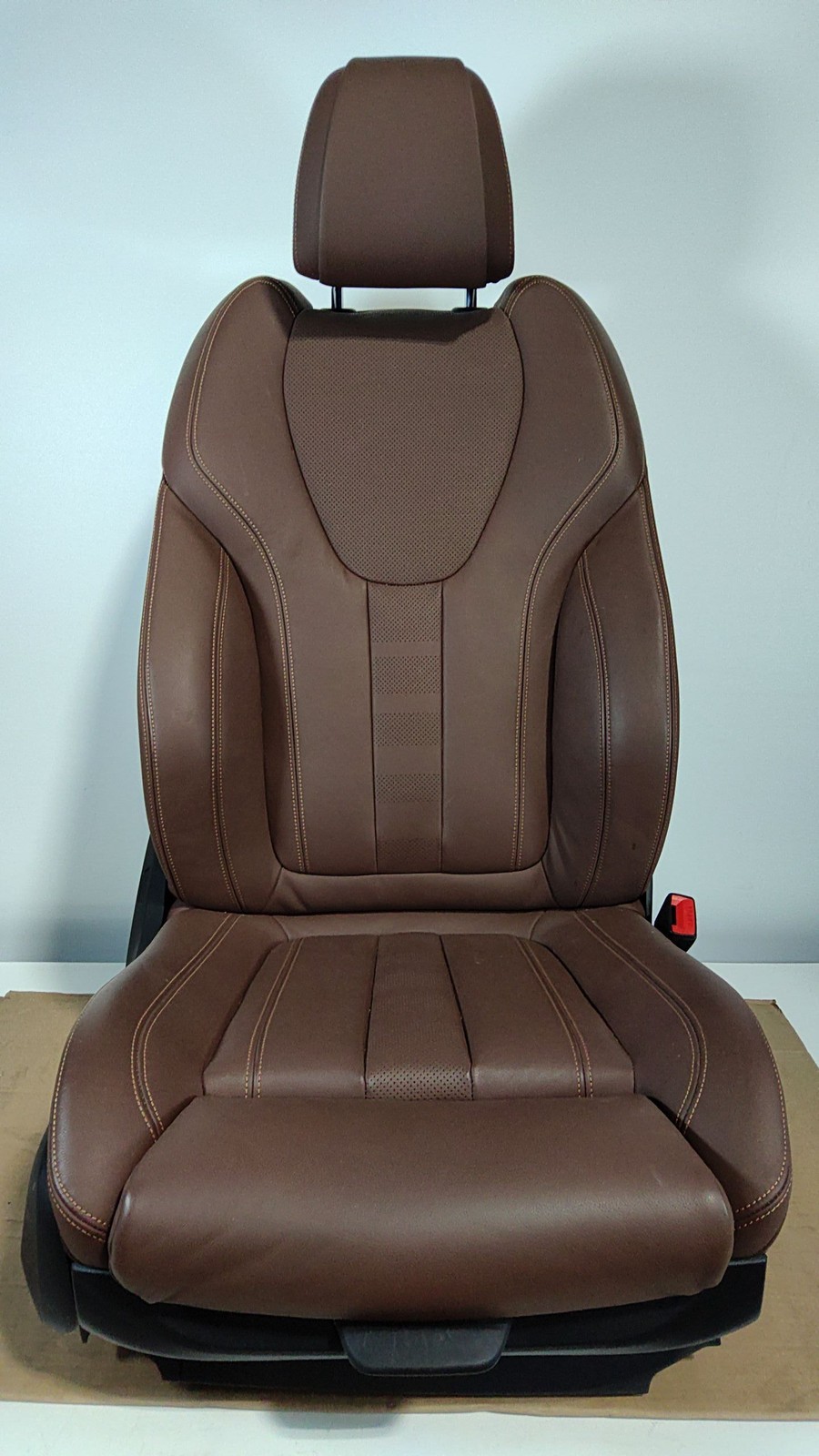 2019-2025 BMW X5 Front Right Driver Seat Leather COFFEE/MCHF OEM 52107457276