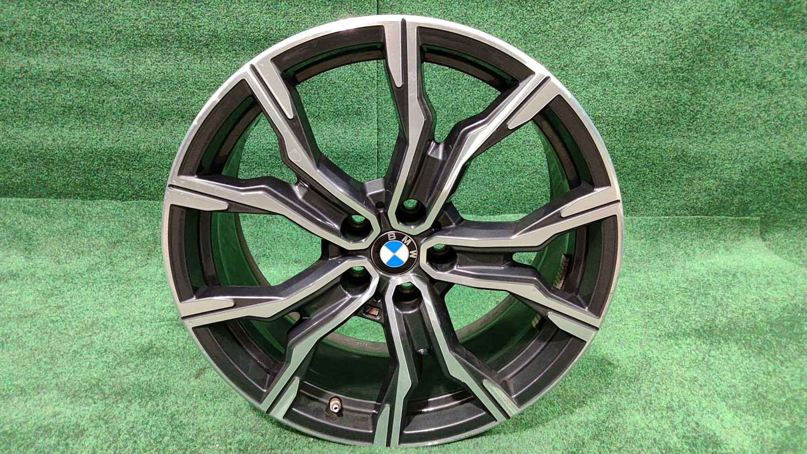 2016-2022 Bmw X1 Disk Wheel Light Alloy Orbitgrey 19x8 5 Y Spoke Oem 36108092163