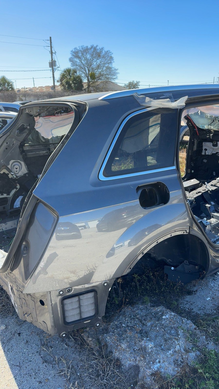 2017-2025 Audi Q7 Right Quarter Panel Samurai Gray Metalliic /3m3m Oem 4m0809838